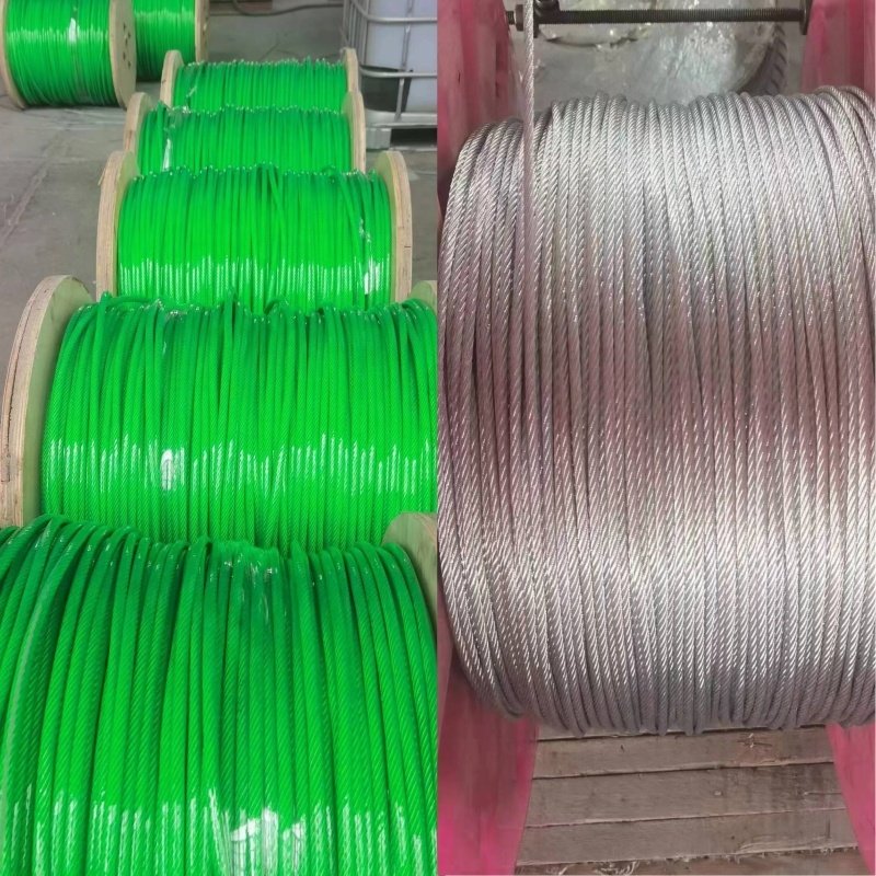 Factory Supplier Wear-resistant Clothesline Wire Rope Safety Fence galvanized wire rope