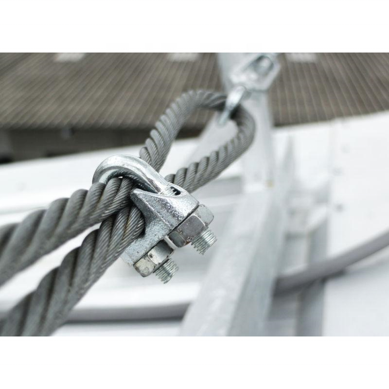 Factory Supplier Wear-resistant Clothesline Wire Rope Safety Fence galvanized wire rope