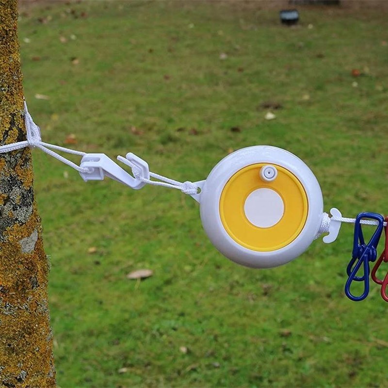 Portable Clothesline Cord Adjustable Camping Portable Clothes line clothes line outdoor retractable clothes drying rope