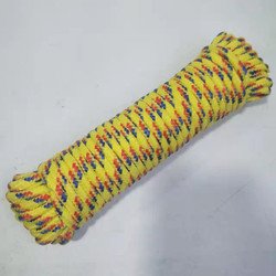 Yellow with red and blue