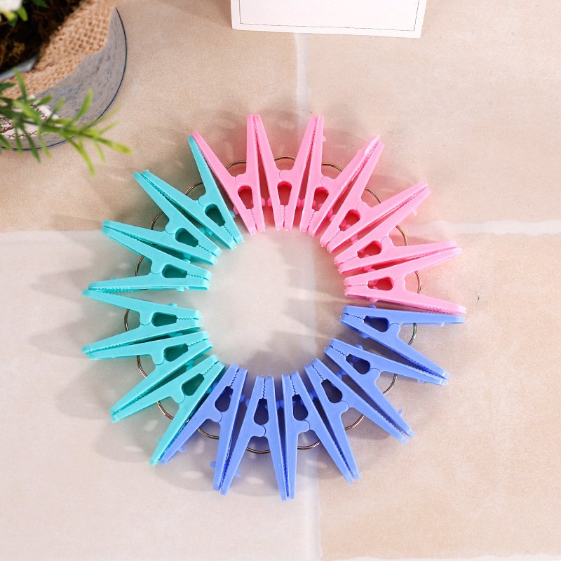 Clothespins Mini Clothesline Rope Clips Socks Clip Laundry Clothes Pin Clothes Pegs Hot Sale Plastic Injection Single Polygon