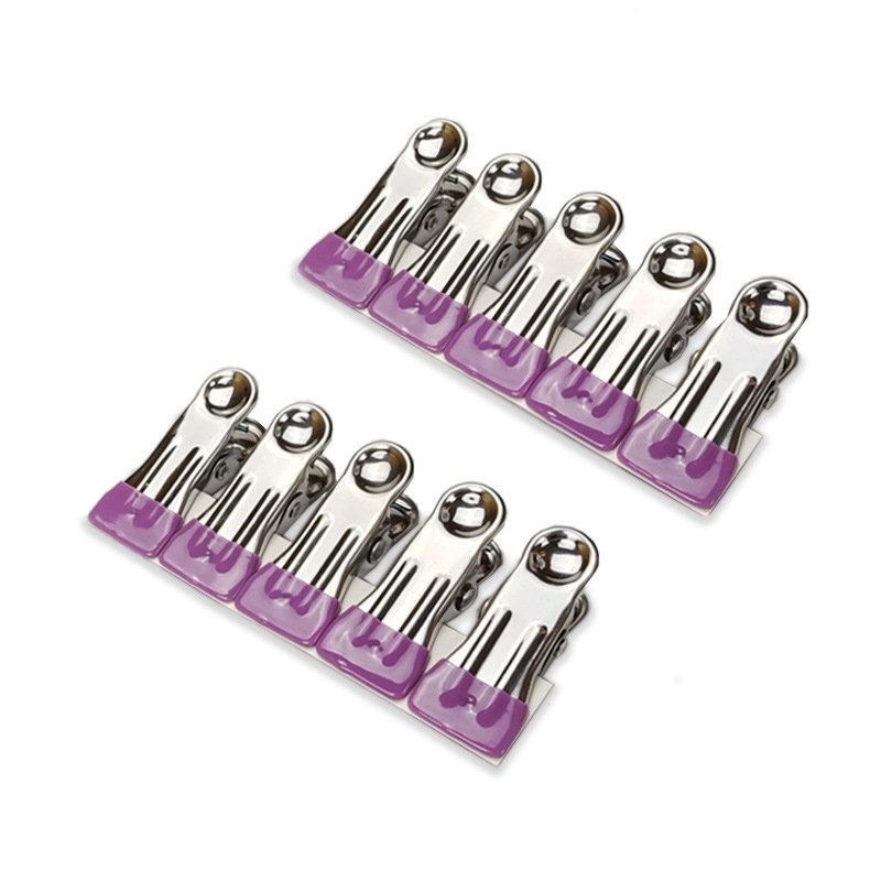 Heavy Duty Multipurpose Stainless Steel Clothespins, Clips Drying Pegs Clamps for Clothesline Outdoor Kitchen Food Bag