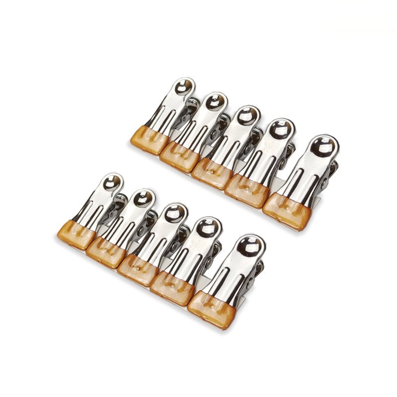 Heavy Duty Multipurpose Stainless Steel Clothespins, Clips Drying Pegs Clamps for Clothesline Outdoor Kitchen Food Bag