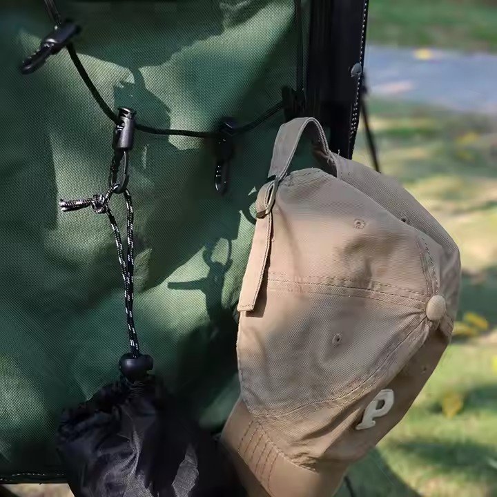 Portable Outdoor Windproof Clothesline Multifunctional Camping Clothesline Adjustable Lanyard Clothespin Canopy Hanging Rope