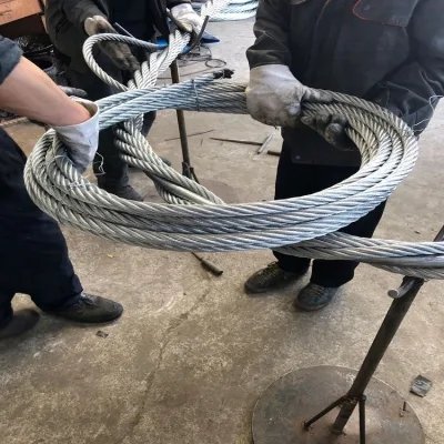 6x19+FC 10MM Ungalvanized Steel Wire Rope Steel Cable Steel Wire Rope