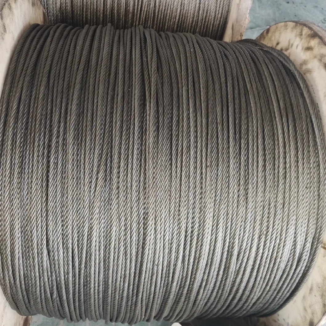 6x19+FC 10MM Ungalvanized Steel Wire Rope Steel Cable Steel Wire Rope