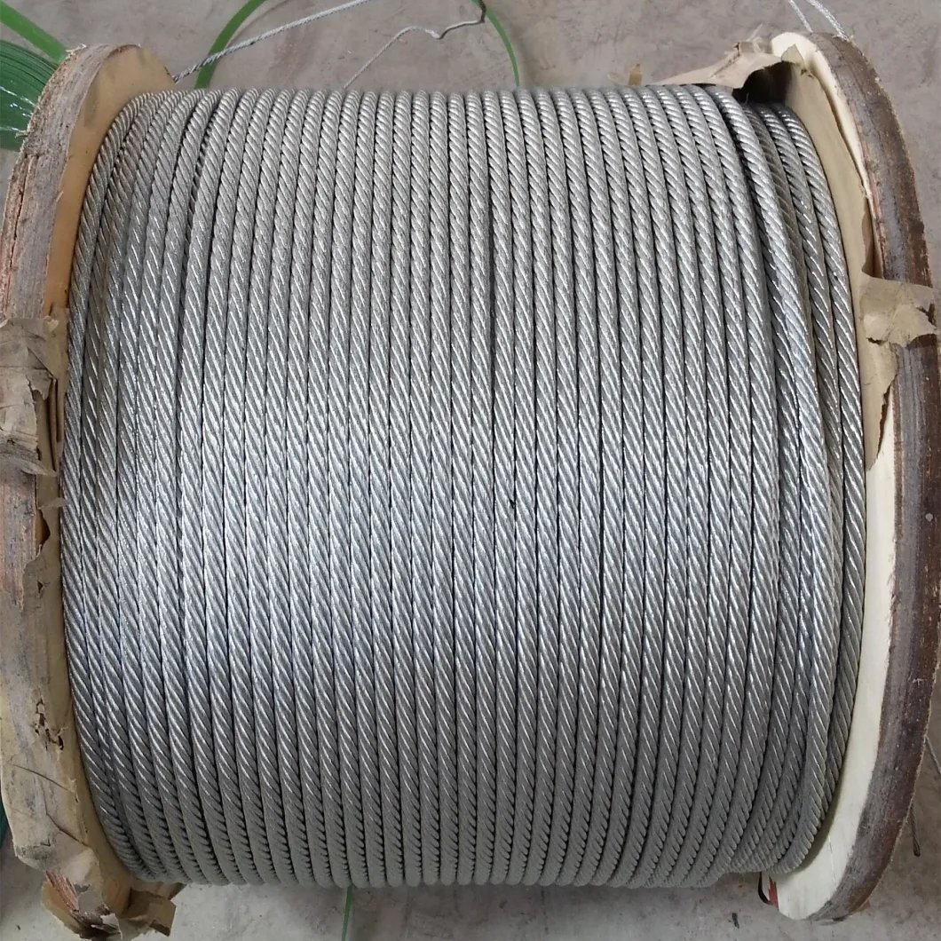 6x19+FC 10MM Ungalvanized Steel Wire Rope Steel Cable Steel Wire Rope
