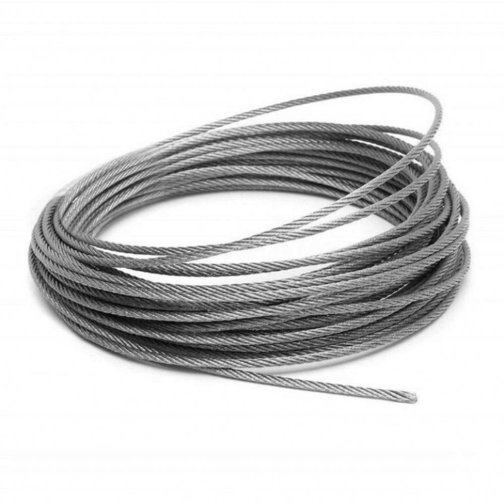 Hot sale 7x7 304 Stainless Steel Wire Rope ,Steel Wire Cable , AISI 201/304/316