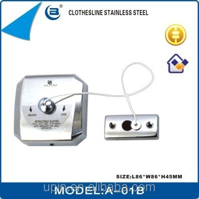 BEAO Outdoor Retractable clothesline stainless steel clothesline 2.5m 2.8m A-01C