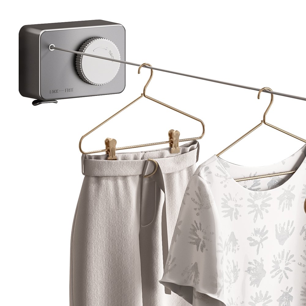 The new 4.2M Wire Laundry ABS With Minimal Can Tighten The Clothes Rack Space Clothesline