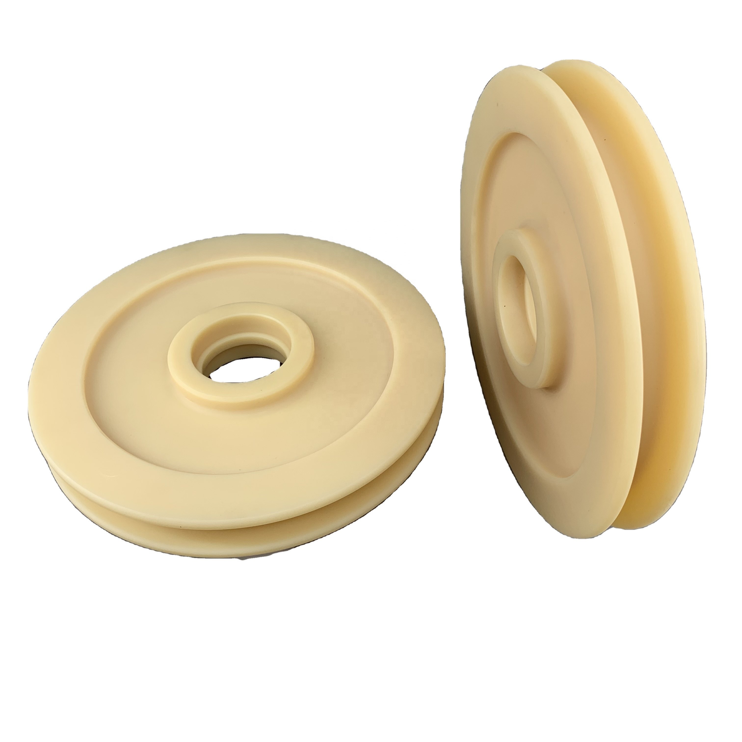 Good quality CNC machine milling mached plastic pulley made in China