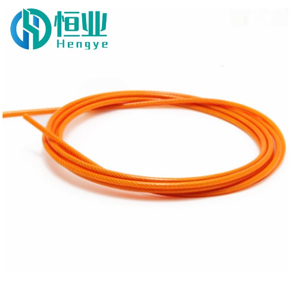 Custom coated plastic wire rope/clothesline in multiple colors and sizes