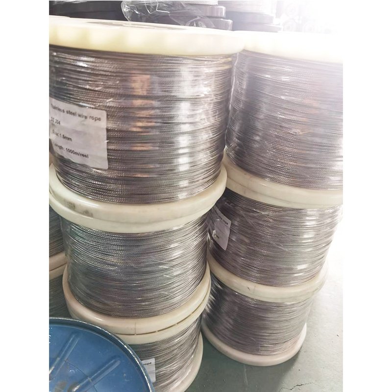 Stainless Steel Wire Rope in Plastic Spool Premium Hardware Item wire rope cable