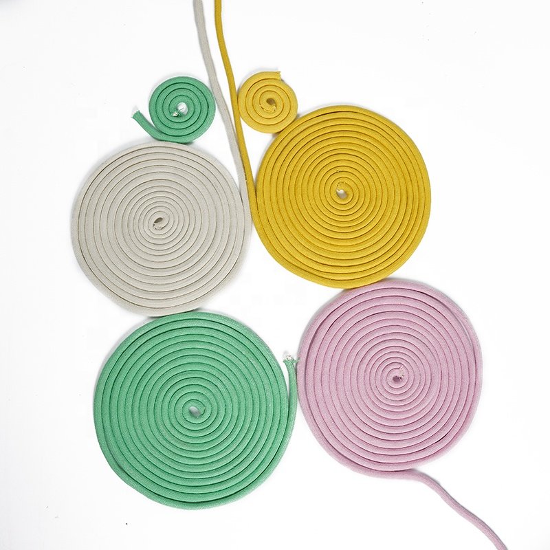 6Mm Cotton Rope For Crafts Making Bags Cotton Clothesline Rope Cotton Braided Rope Cord