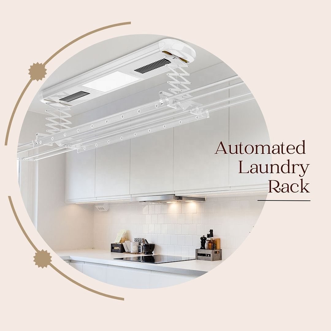 Small Auto Clothes Hanger Indoor Automatic Balcony Clothes Drying Racks