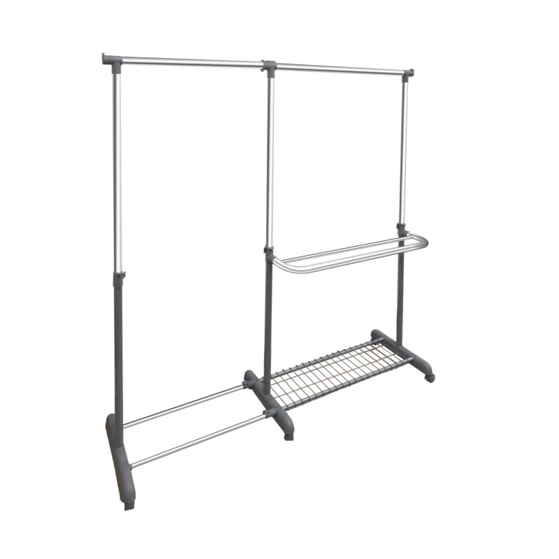 Hot Selling Made In Taiwan Clothes Display Stand Laundry Hanger Dryer Clothes Rack For Export