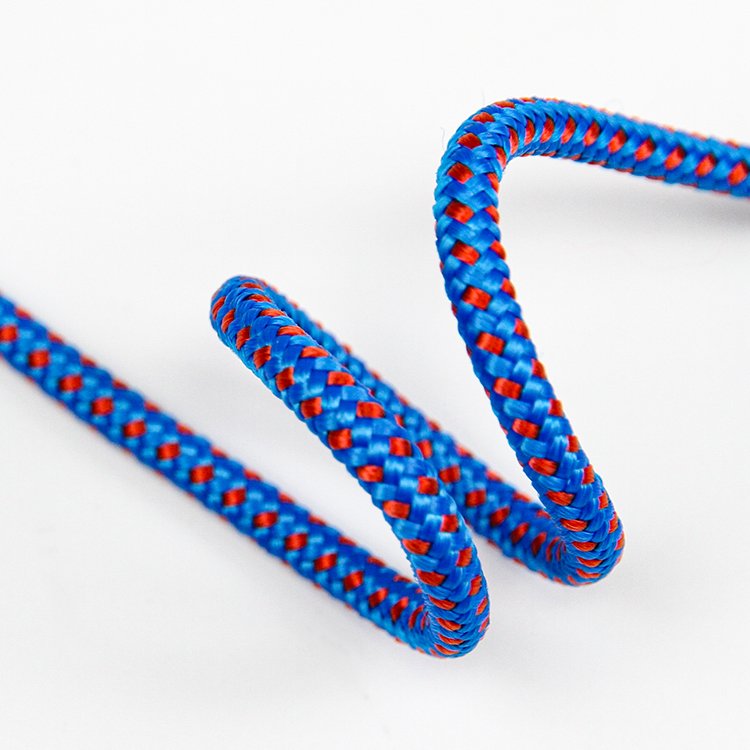 Factory Wholesale Colorful Para Cord 3mm 4mm 5mm Polyester Rope 100% Polyester Cord Tight Texture Wear-Resistant Parachute