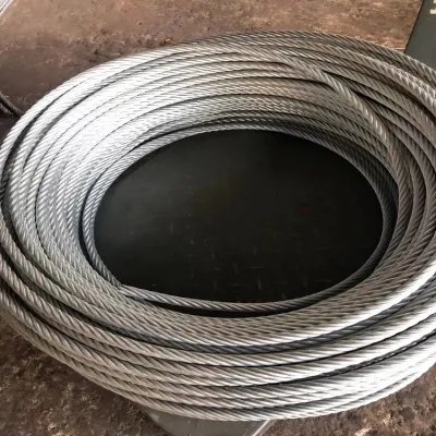 1x7 7x7 Factory Production Stainless Steel Wire Rope Cable 1mm 2mm 3mm 4mm 5mm 6mm