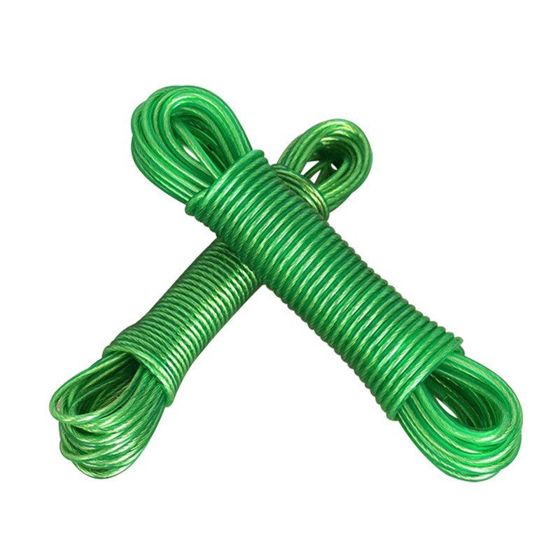 PVC coated steel wire rope for electric cable clothesline greenhouse cable hanging belt rope