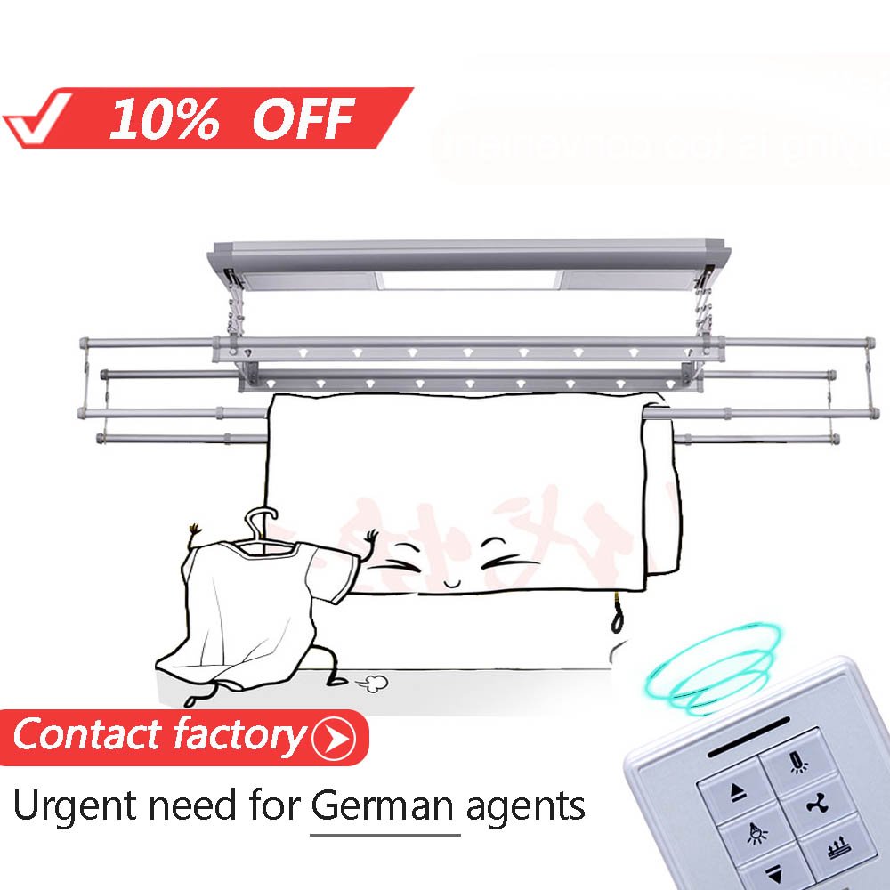 Space saving furniture retractable aluminium retractable clothesline hangers dryer