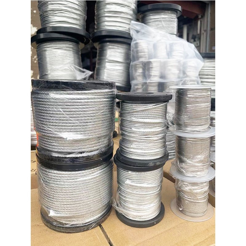 Hardware material stainless steel 304 316 wire rope good quality stainless steel wire rope