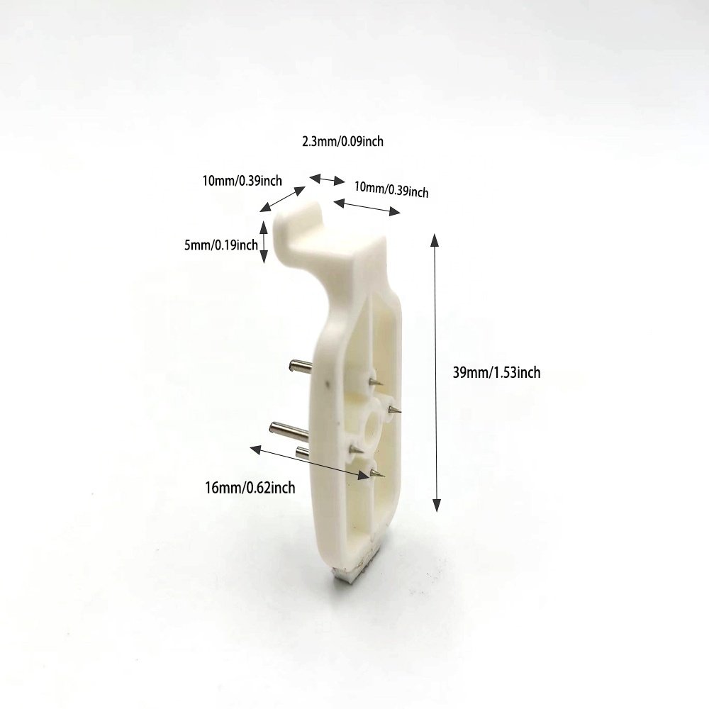 White Plastic Photo Frame Hanging Hook with Plain Finish Wall Decoration Nail Hangers for Kitchen and Bedroom
