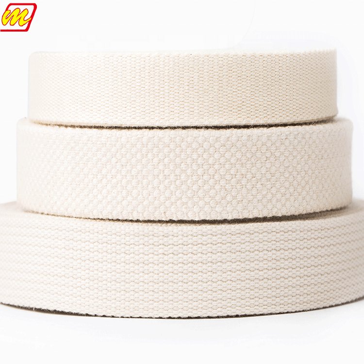Hot Sell Eco-friendly 100%Cotton Herringbine woven clothesline rope Webbing Tape For Newborn Baby Clothing with strap twill rope