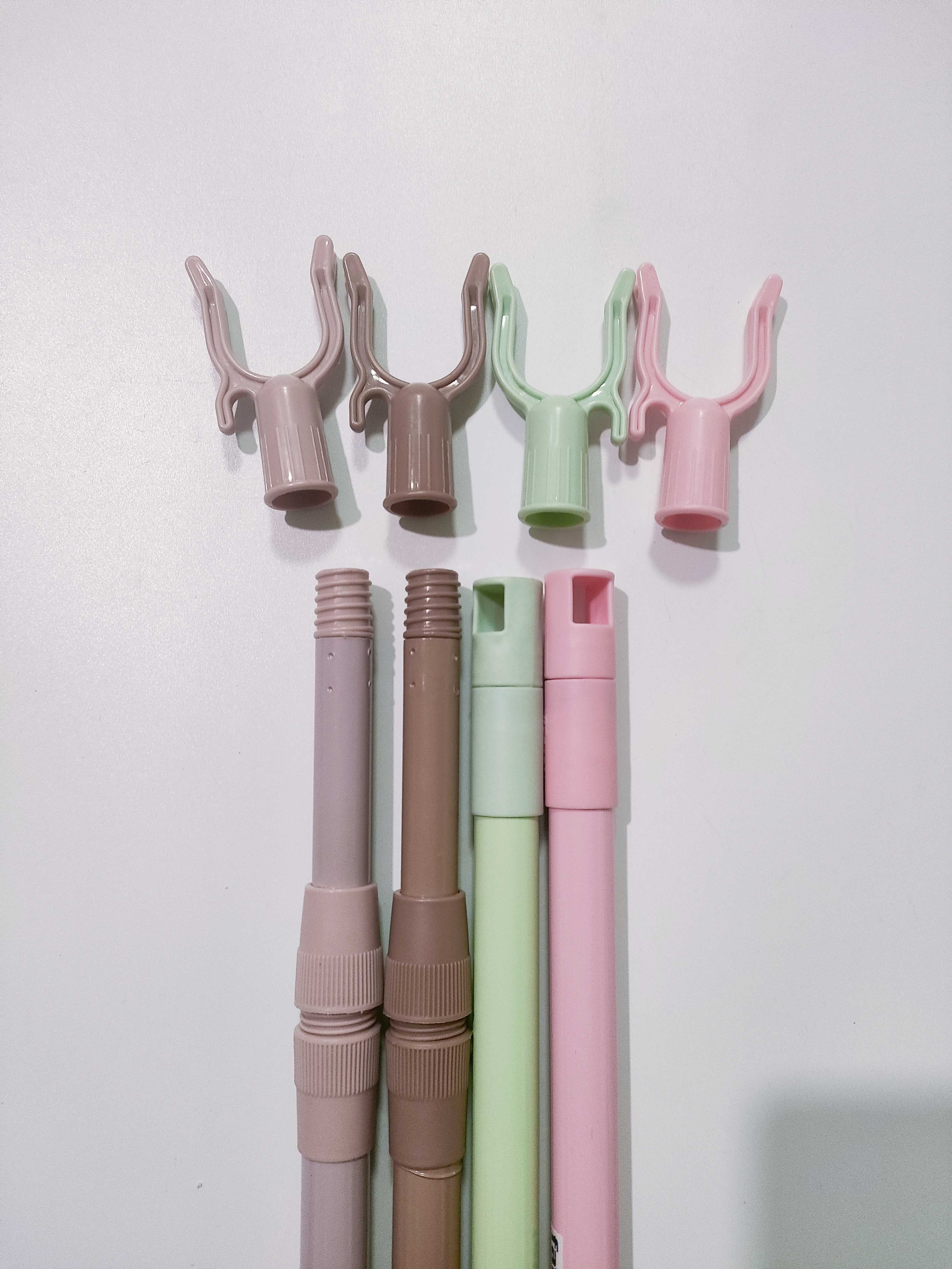135CM Best Quality Durable Use Telescopic Metal Stick Laundry Hanging Clothes Rod