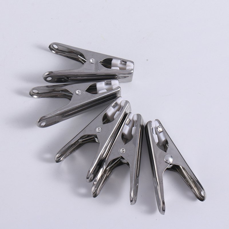 Multipurpose Metal Clothes Pin Clothesline Laundry Clips Stainless Steel Clothes Pegs Clothespins Hanger Clips