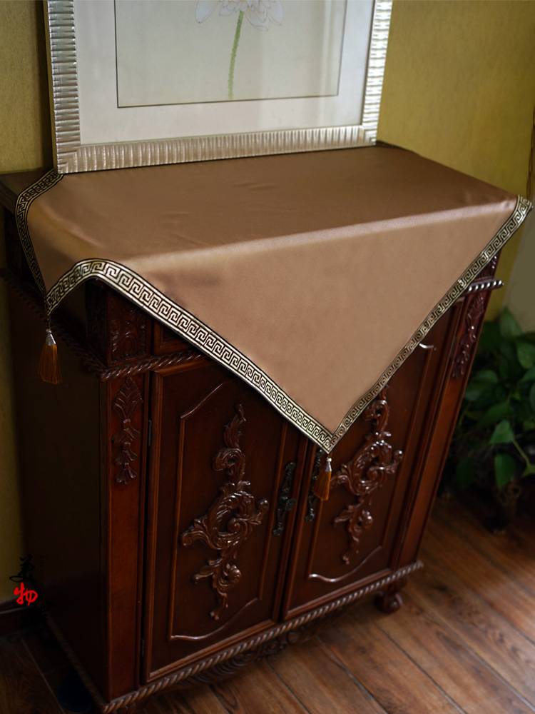 Tablecloth Nordic Simple Literature Cotton Table cloth cloth clothing small square table Creative coffee table cloth table cloth modern light luxury