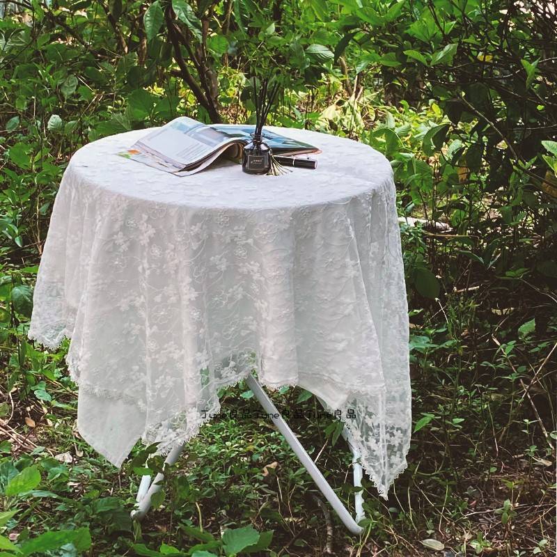 French light luxury lace Nordic retro tea table cloth
