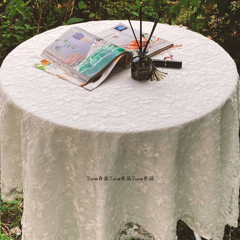 French light luxury lace Nordic retro tea table cloth