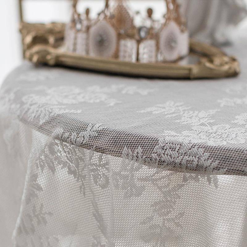 Tablecloth French hollow Northern European style rectangular white lace American picnic picnic napkin rural camera background cloth