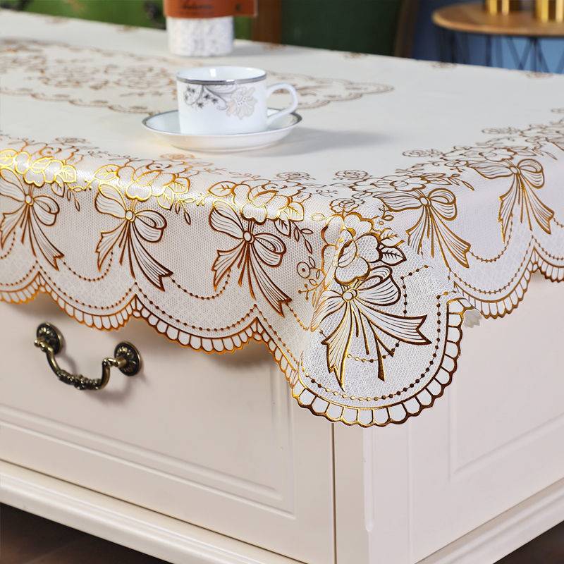 Spot speed hair waterproof dining tablecloth PVC