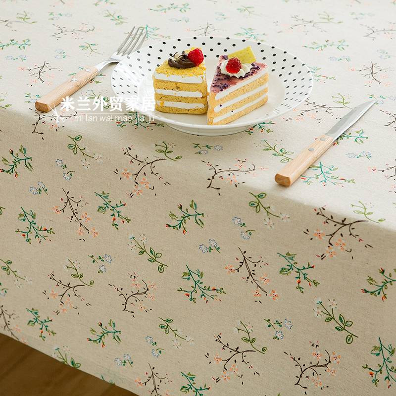 Fabric cotton and linen table cloth fabric linen