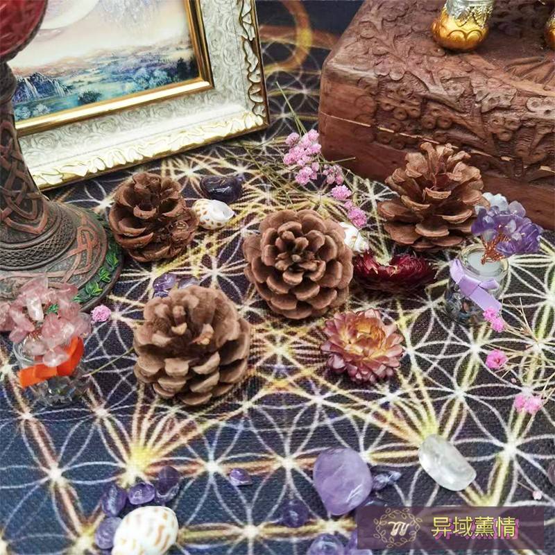 Cotton and linen tablecloth Crystal grid cloth thick and solid handy