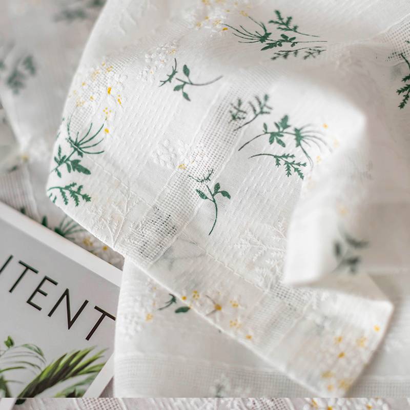 Rectangular fresh and American style crushed flower tablecloth