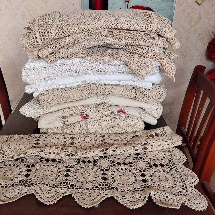 Cotton hook needle hook flower table cloth cloth layer cloth for sale theory, called hook flower meal cushion cushion table flag bed cover