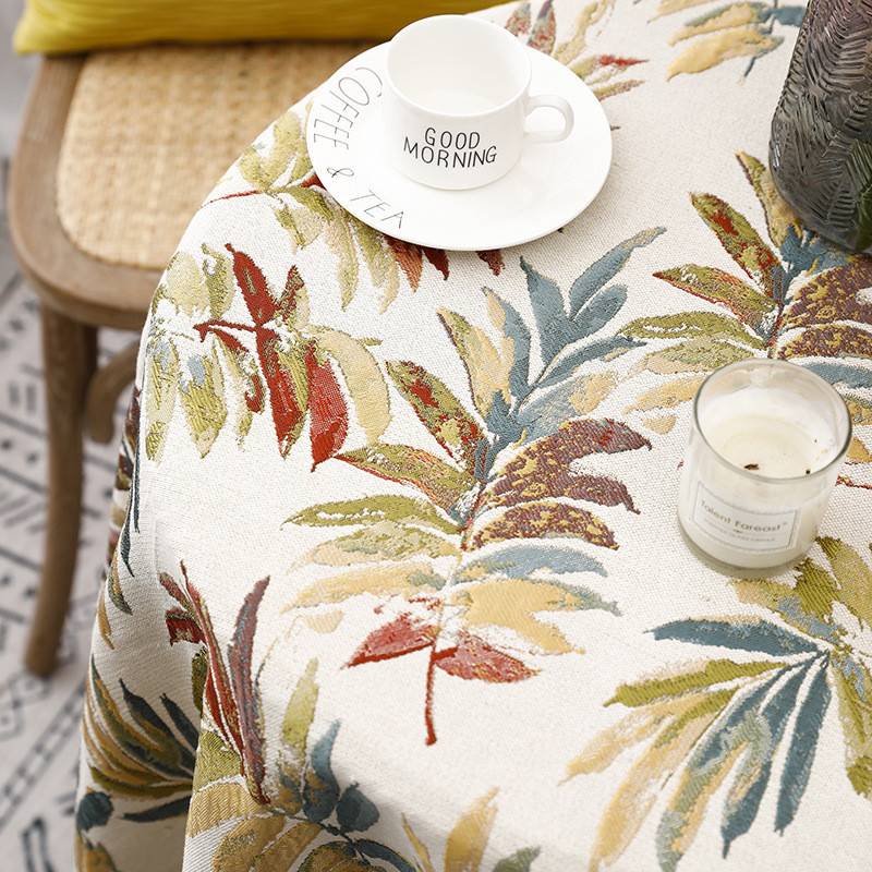 French new product table cloth embroidery cloth INS coffee table fabric long square table cloth manufacturer spot wholesale