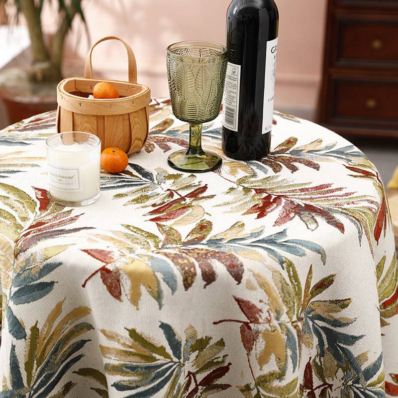 French new product table cloth embroidery cloth INS coffee table fabric long square table cloth manufacturer spot wholesale