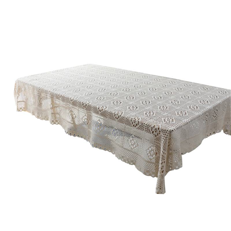Pastoral hook needle lid cotton fine thread woven piano towel