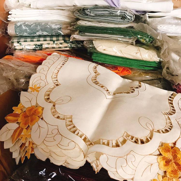 Remnant Clearance Miscellaneous Tablecloth Covering Towel Embroidery Table Fragran Cushion Cushion Cushion Embroidery Miscellaneous Sale