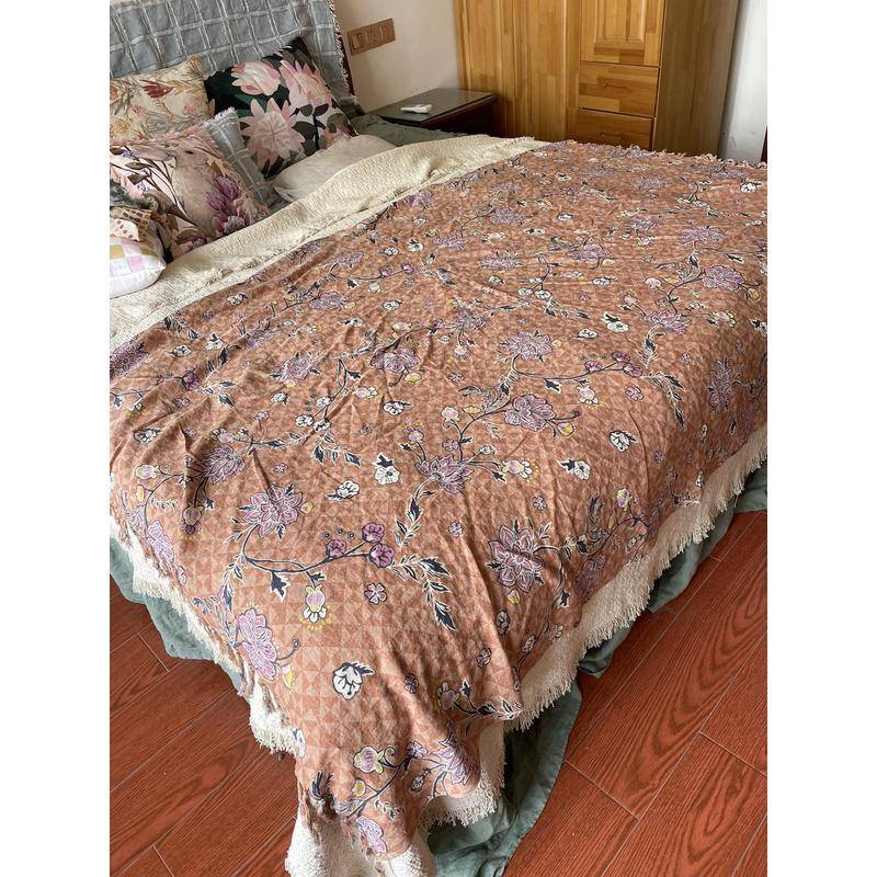 Special offer clearing library export of tweee printed leisure blanket picnic blankets for multi -purpose