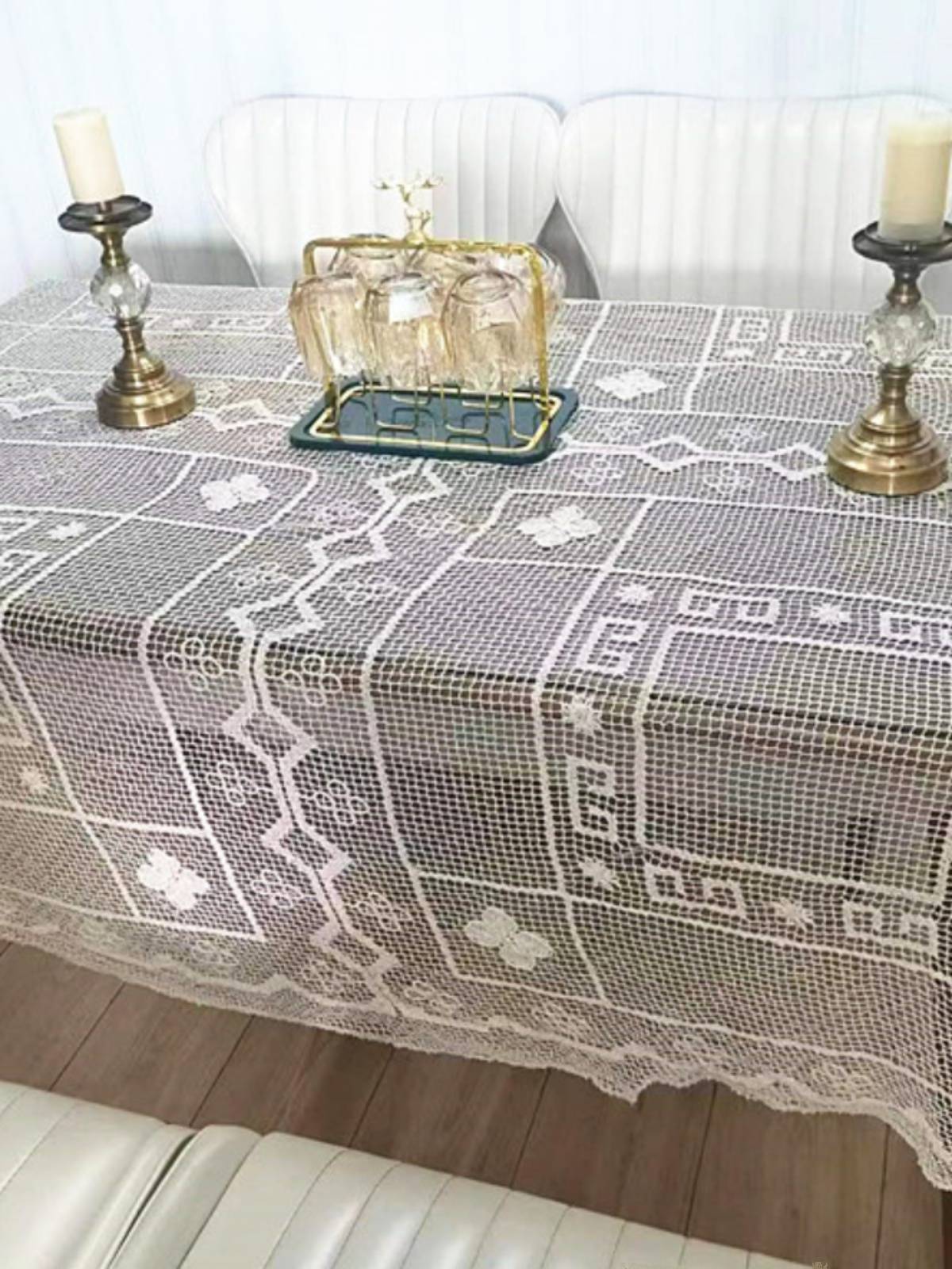 European -style cotton handmade network buckle tablet special