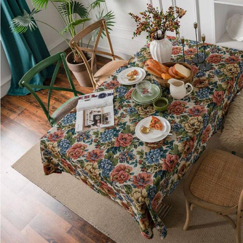 Dining table cushion home American tablecloth American coffee table desk