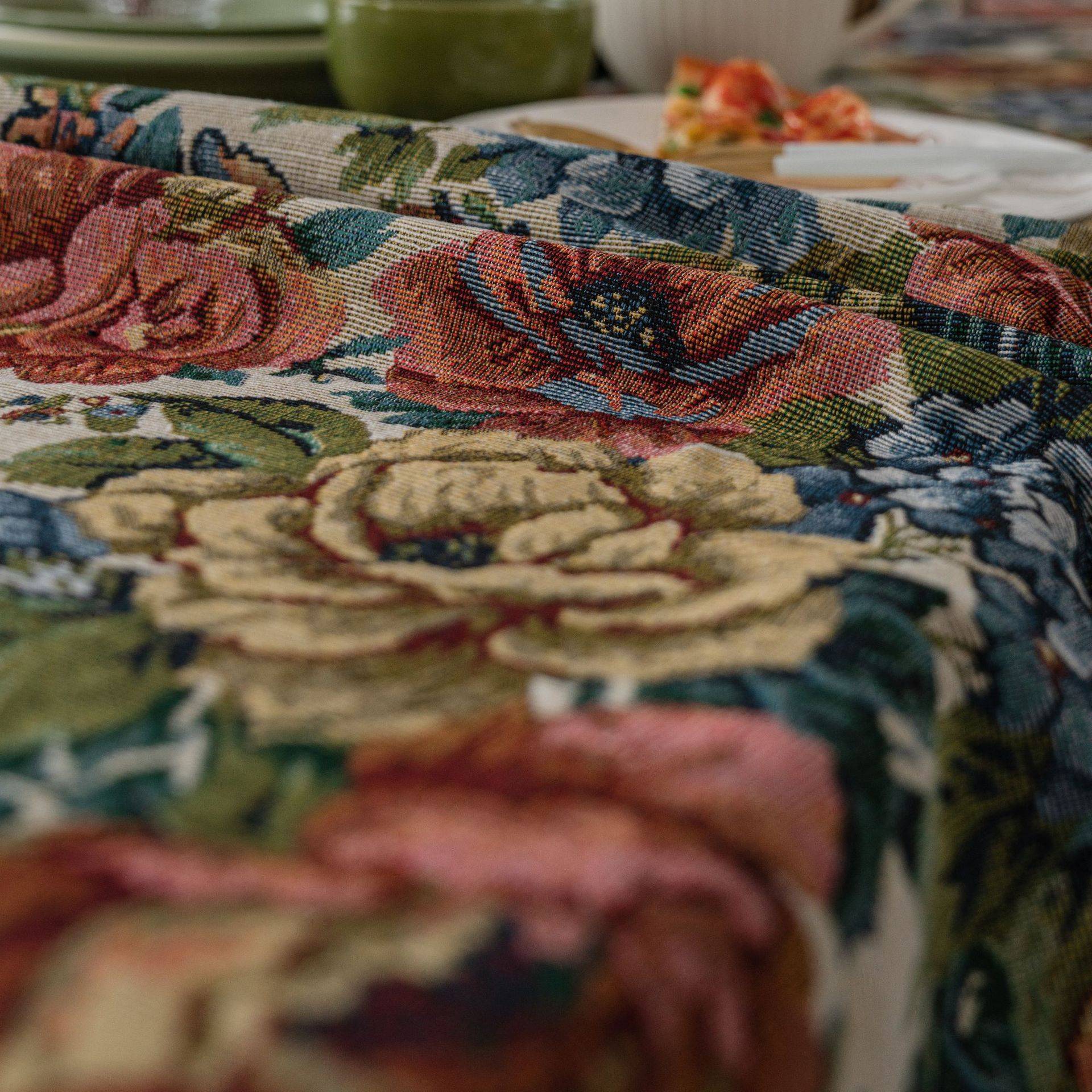 Dining table cushion home American tablecloth American coffee table desk