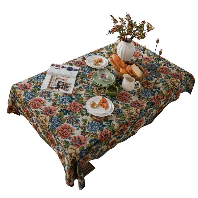 Dining table cushion home American tablecloth American coffee table desk