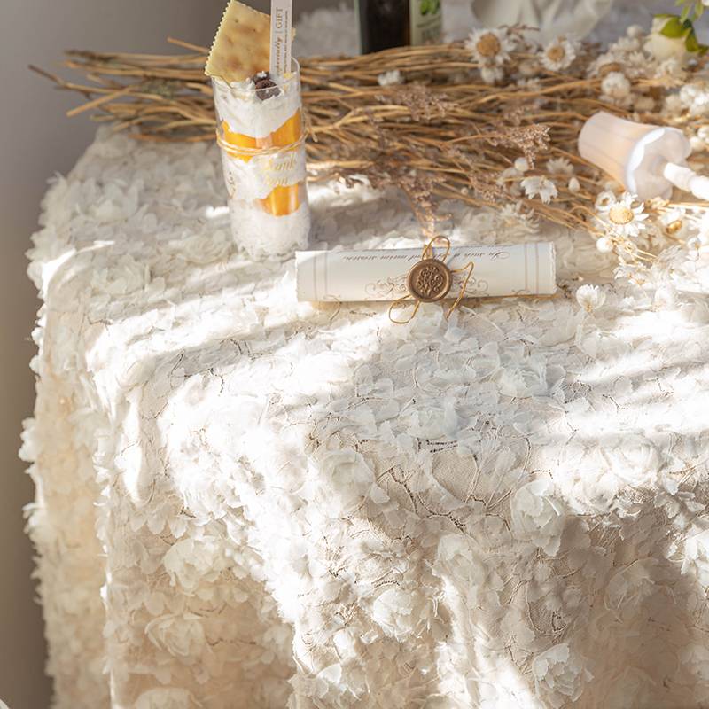 French lace table cloth European -style cloth rural retro