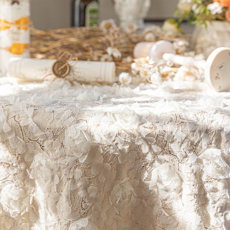 French lace table cloth European -style cloth rural retro