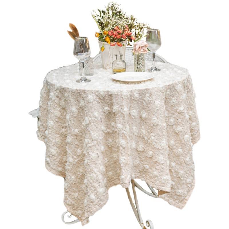 French lace table cloth European -style cloth rural retro